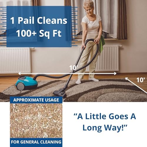 SaniClean Dry Carpet Rug Cleaning Powder - No Harsh Chemicals