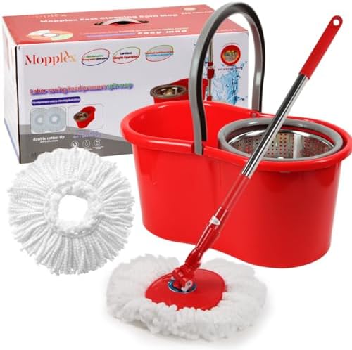 TAKTICK Spin Mop and Bucket Set with Wringer