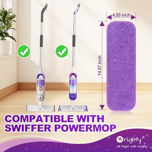 Orighty Reusable Mop Pads for Swiffer PowerMop 20 Pack