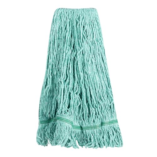 Restaurantware Mop Head Refill - 32 Ounce Cotton Blend Green