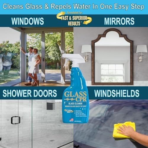 CPR Glass Cleaner Water Repellent 22oz 2-in-1