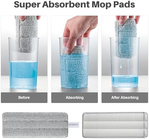 JOYMOOP Mop Bucket Set with Wringer and 3 Microfiber Pads