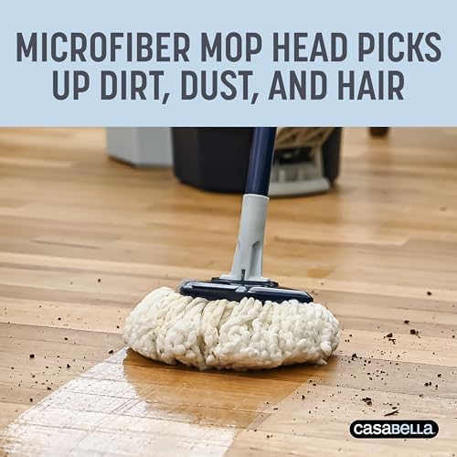Casabella Spin Mop System - 2 Bucket Design Blue
