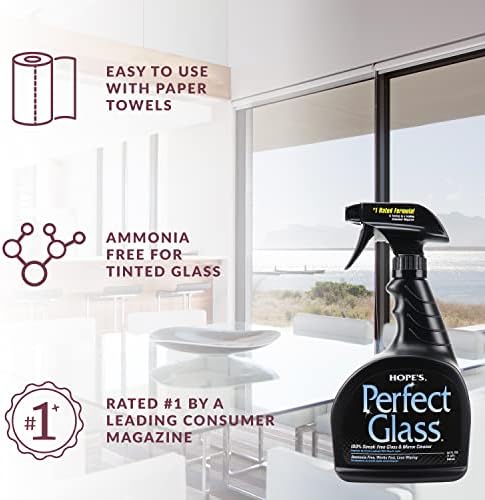 HOPES Streak-Free Ammonia-Free Glass Cleaner 32 Fl Oz