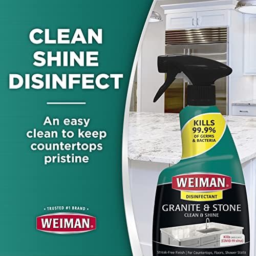 Weiman Disinfectant Granite Daily Clean Shine 2 Pack 1