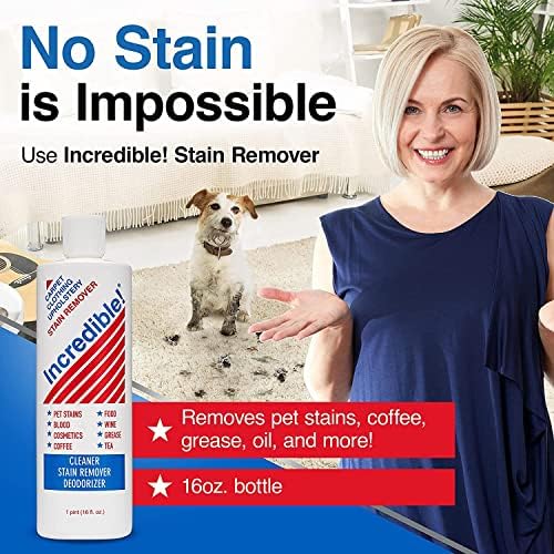 Incredible Stain Remover 16oz 2 Pack - All Stain Odor Solution
