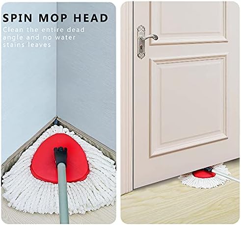 Yision 12PCS Microfiber Spin Mop Replacement Heads