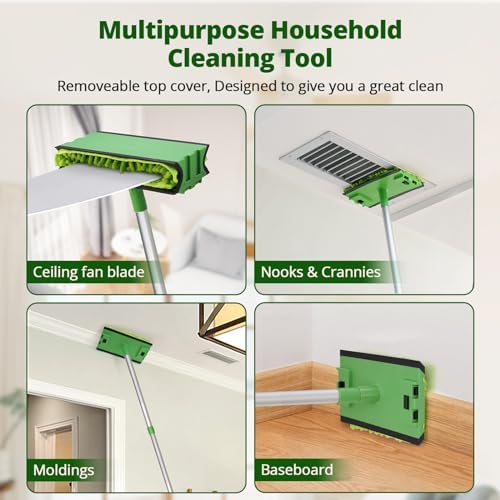Zavrski Ceiling Fan Cleaner Duster with 6 Ft Extension Pole 1