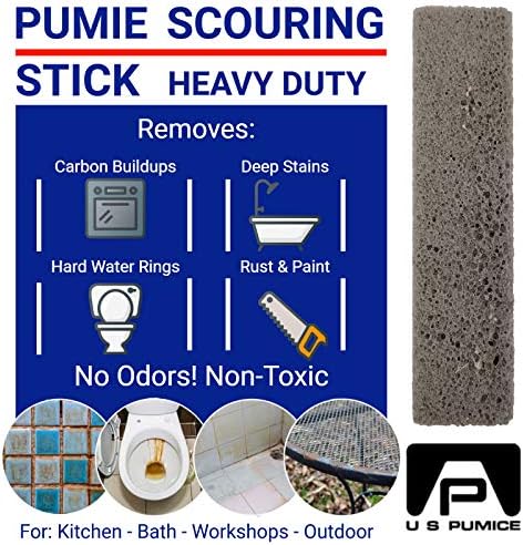 PUMIE Pumice Scouring Stick - Extra Strong Heavy Duty for Tough Stains