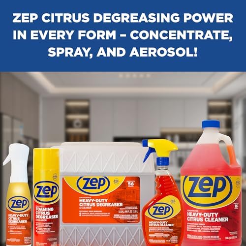 Zep Heavy-Duty Foaming Citrus Degreaser 18 Oz Case of 6