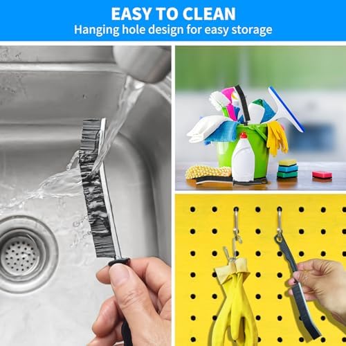4TH Multi-Purpose Deep Crevice Cleaning Brush - 4 Pcs Black