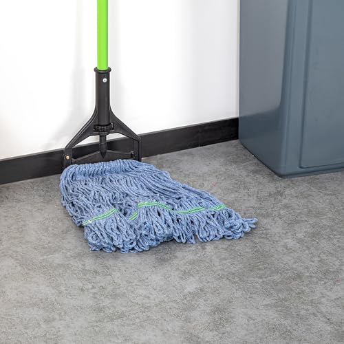 Restaurantware Mop Head Refill - 16 Ounce Cotton Blend Blue