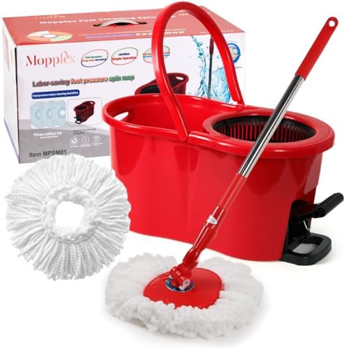 TAKTICK Foot Pressure Spin Mop and Bucket Set 1