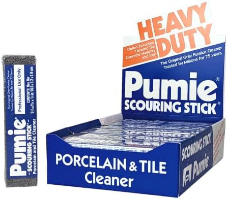 PUMIE Scouring Stick for Toilet Rings Stains Rust - Pack of 12
