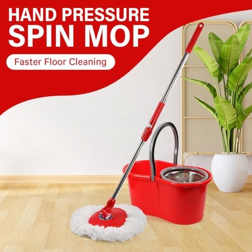 TAKTICK Spin Mop and Bucket Set with Wringer