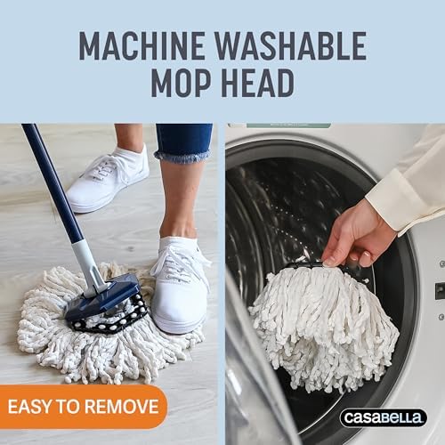 Casabella Spin Mop System - 2 Bucket Design Blue