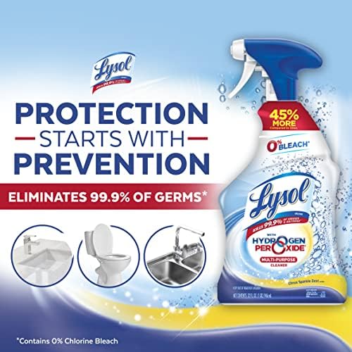 Lysol Cleaner Hydrogen Peroxide Multi-Purpose Cleaner Spray Citrus 32 oz