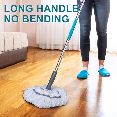HiBaBy Twist Mop with Self Wringing Handle