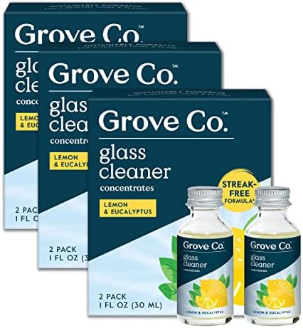 Grove Co Glass Cleaner Refill 6 x 1 Fl Oz