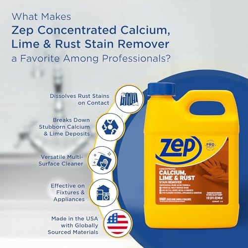 Zep Concentrated Lime Rust Remover 32 oz Case of 12