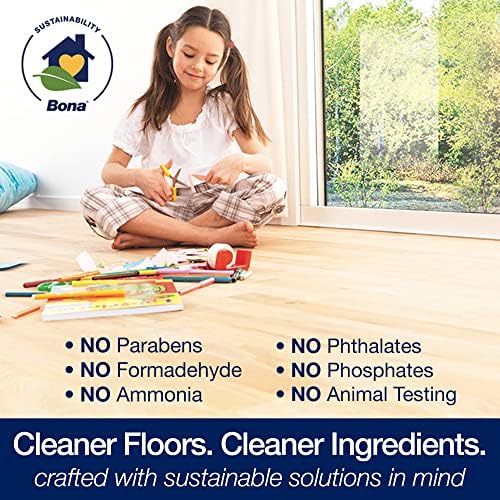 Bona Hardwood Floor Premium Spray Mop with Microfiber Pad and Solution