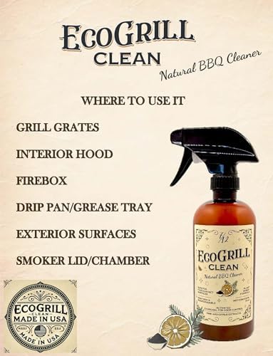 EcoGrill Clean All-Natural Heavy Duty BBQ Cleaner