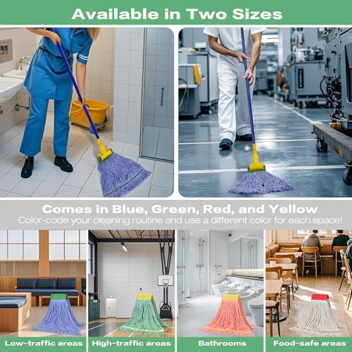 Matthew 4Pcs Heavy Duty Reusable Mop Refills