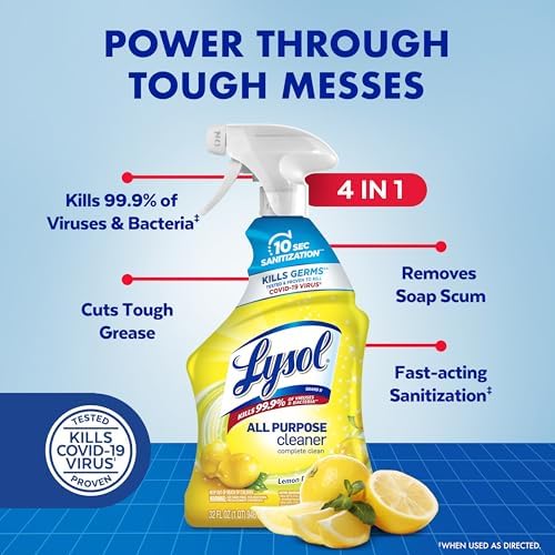 Lysol All Purpose Cleaner Spray 32oz Lemon Breeze