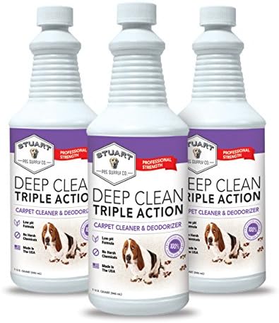 Stuart Pet Supply Co Deep Clean 3X Carpet Cleaner Solution 128 fl oz