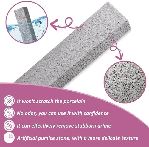 Sankoly 9 Pack Pumice Stones with Handle for Multi-Surface Cleaning