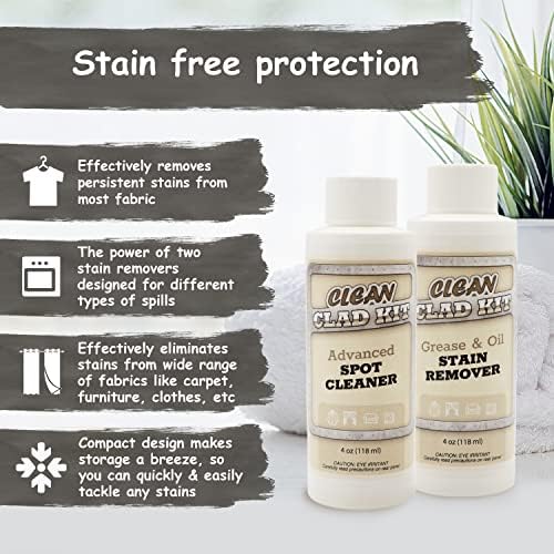 Stir Technologies Upholstery Cleaner Kit 2-Pack for Stains on Cars Carpets