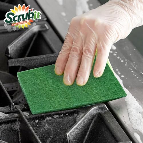 SCRUBIT Scouring Pads - Heavy Duty Reusable Cleaning Tools