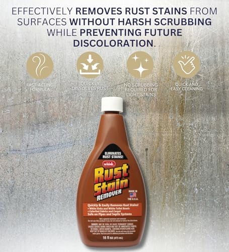 GROVE Whink Rust Stain Remover 16 oz Microfiber Cloth