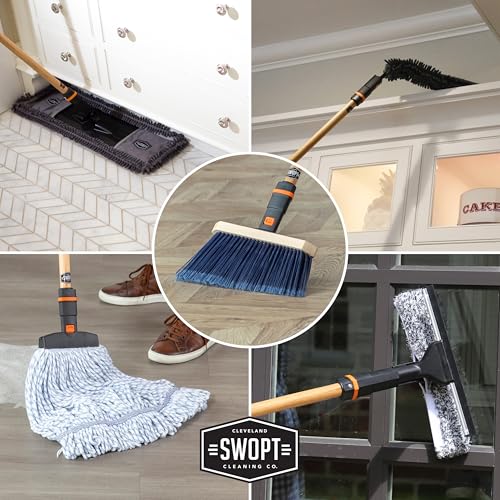 SWOPT 7-Piece Indoor Cleaning Kit with Handles and Organizer 1