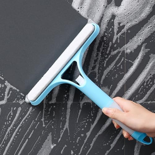 3 in 1 Window Cleaner with Spray Bottle 1PCS Blue