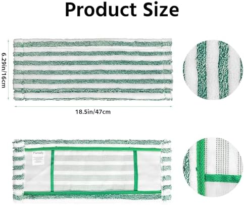 Planially 4 Pack Microfiber Mop Pad Refills for Libman Mops