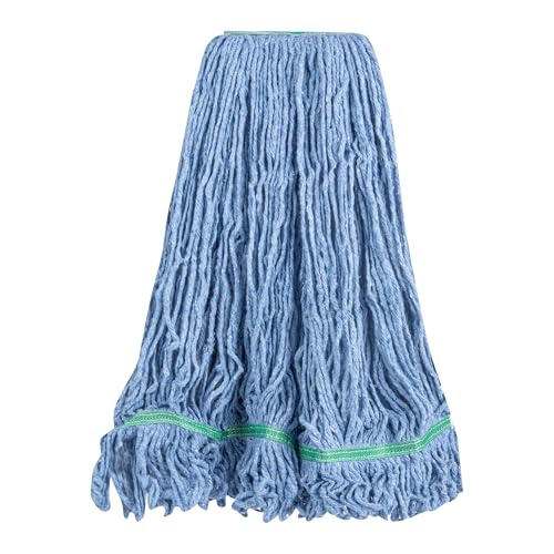 Restaurantware MOP Head Only - 32 Ounce Wet Mop Cotton Blend Machine Washable