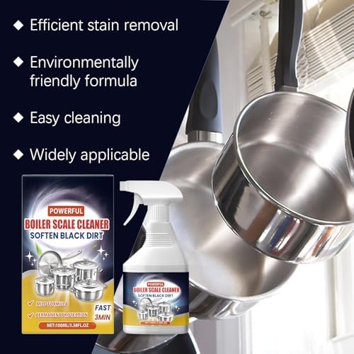 Black Scale Remover for Cookware - 338 Fl Oz