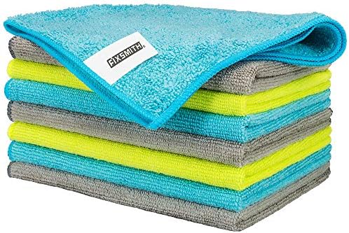 FIXSMITH Microfiber Cleaning Cloths - 8 Pack 12x16 Inches
