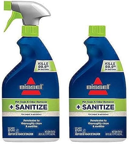 Bissell Pet Stain Remover Sanitize Formula 22oz 2 Pack
