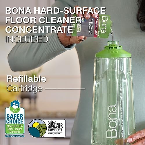Bona Multi-Surface Floor Premium Spray Mop - 40 Faster Clean