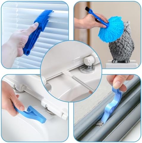 Microfiber Duster Kit 27pcs with 100in Pole and Wall Cleaner