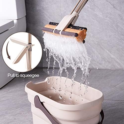 Eyliden Sponge Mop with Extra Refills for Efficient Floor Cleaning