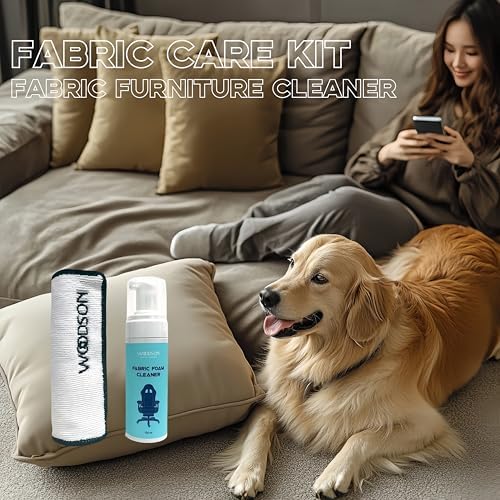 Woodson Fabric Care Kit - Cleaner Microfiber Towels