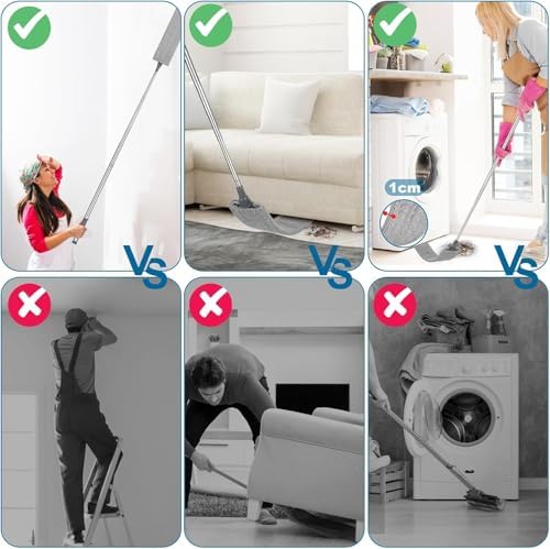 Retractable Gap Duster with 30-100 Inch Handle