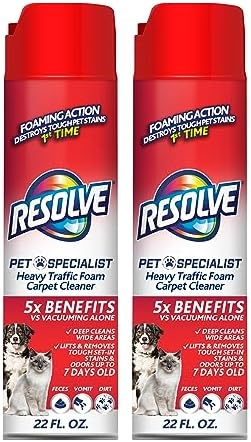 Resolve Pet Specialist Heavy Traffic Foam 2 Pack 22oz