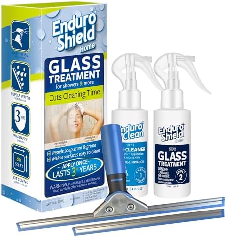 EnduroShield Glass Treatment Kit - Streak-Free Dirt-Resistant