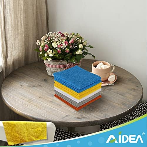 AIDEA Microfiber Cleaning Cloth 100PK Soft and Durable