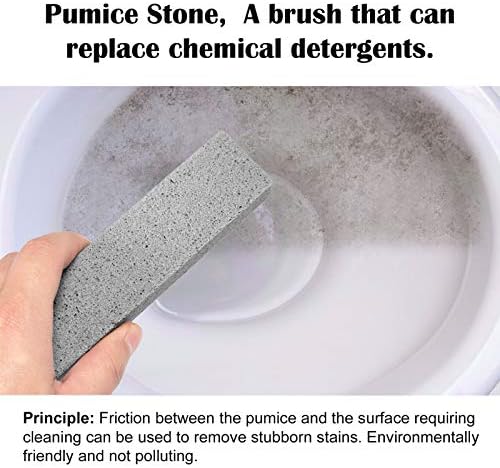6 Pack Pumice Stones for Toilet and Kitchen Cleaning