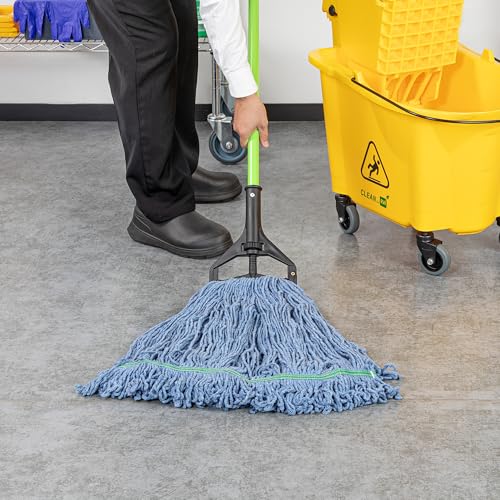 Restaurantware MOP Head Only - 32 Ounce Wet Mop Cotton Blend Machine Washable